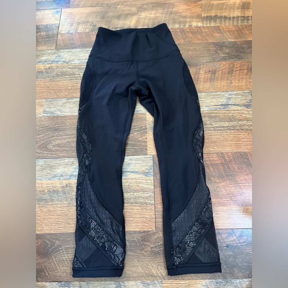 Lululemon Athletica Textured Black Leggings